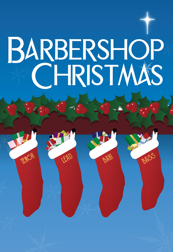 "Barbershop Christmas" - Program Cover Design