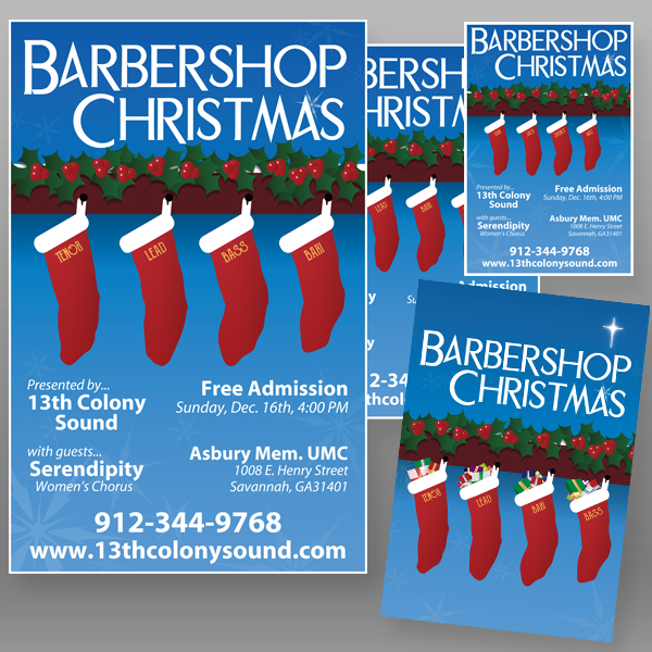 "Barbershop Christmas" - Promotional Package