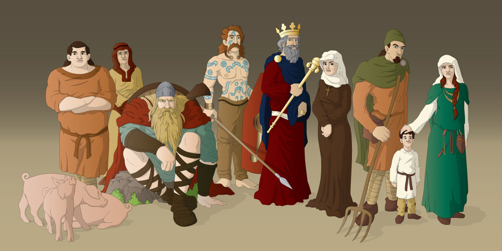 Medieval Game - Conceptual Artwork - Banner Ilustration